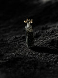 Anillo Brote de herida — Plata