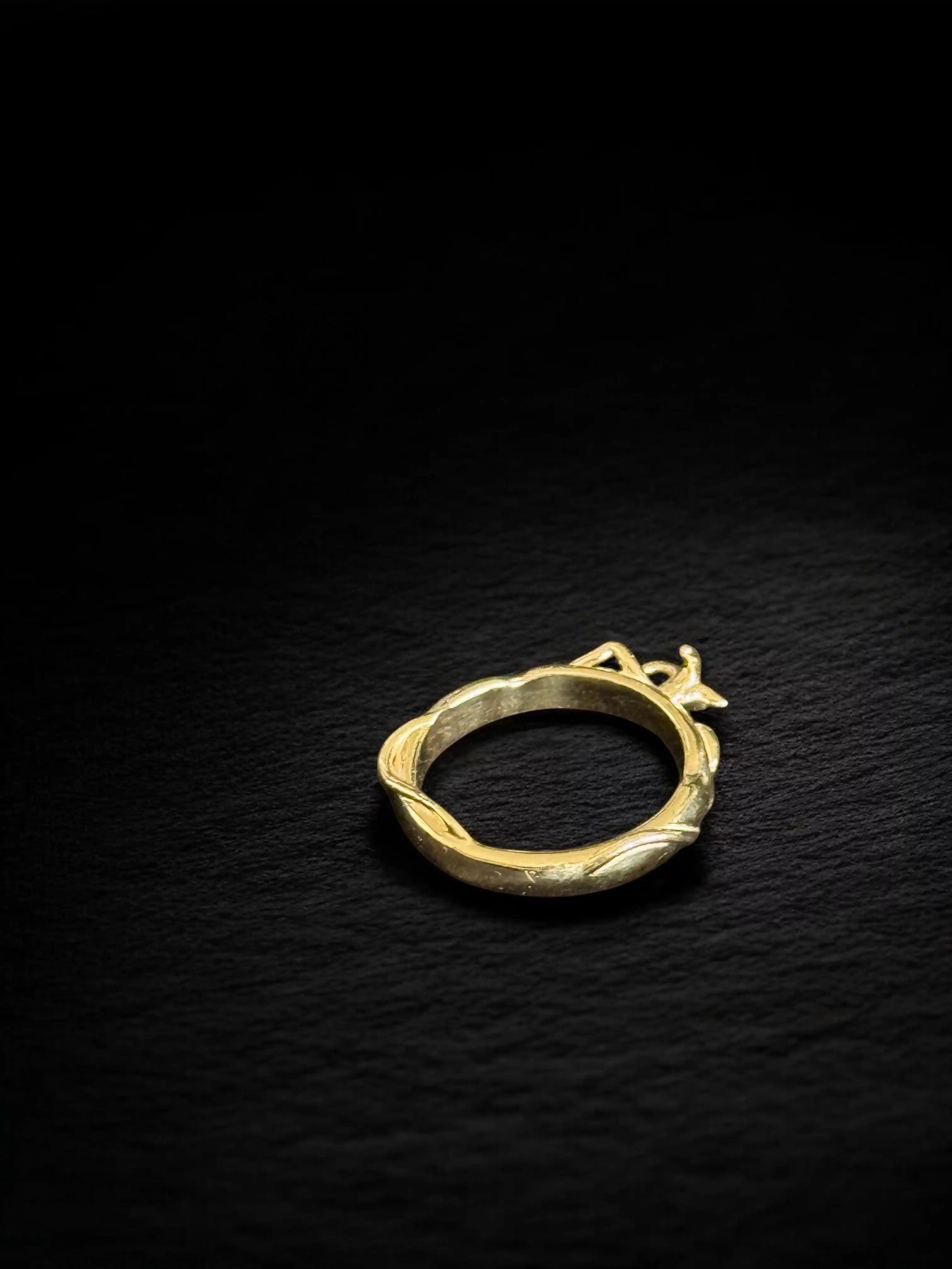 Anillo Inhumación — Oro amarillo