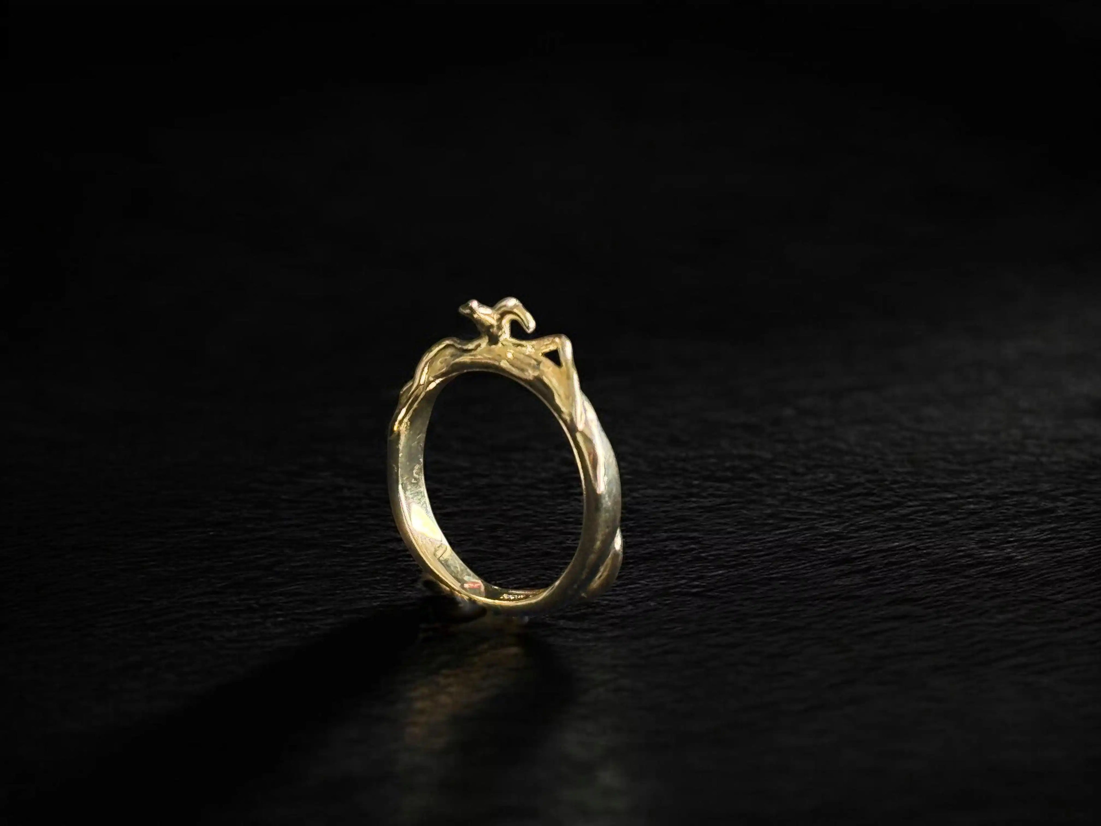 Anillo Inhumación — Oro amarillo