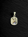 Dije reloj Tanzanita oval .3