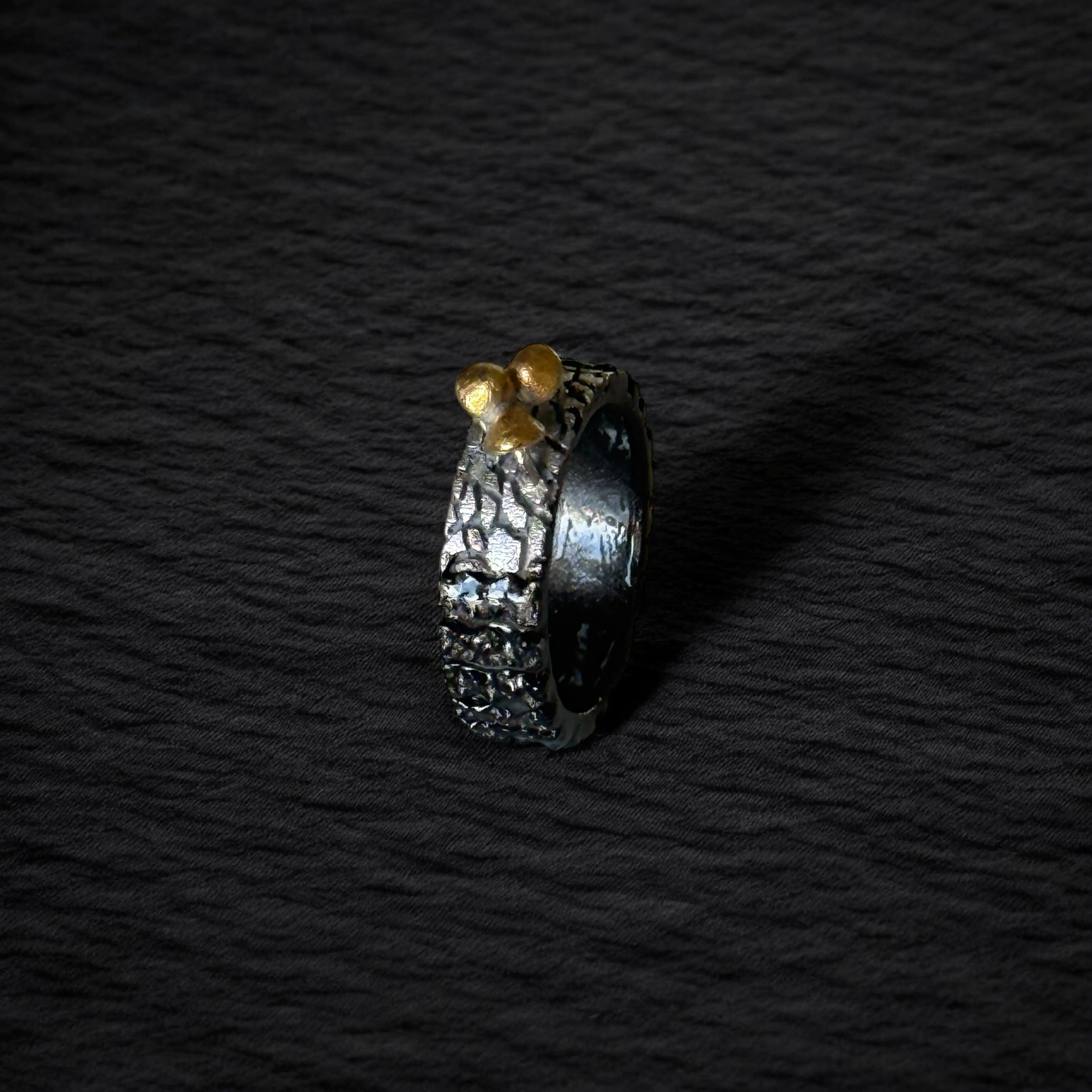 Anillo Brote de agonía — Plata