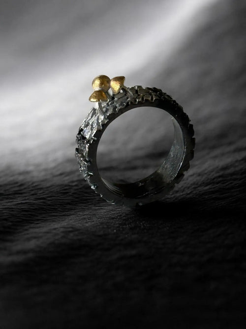 Anillo Brote de agonía — Plata