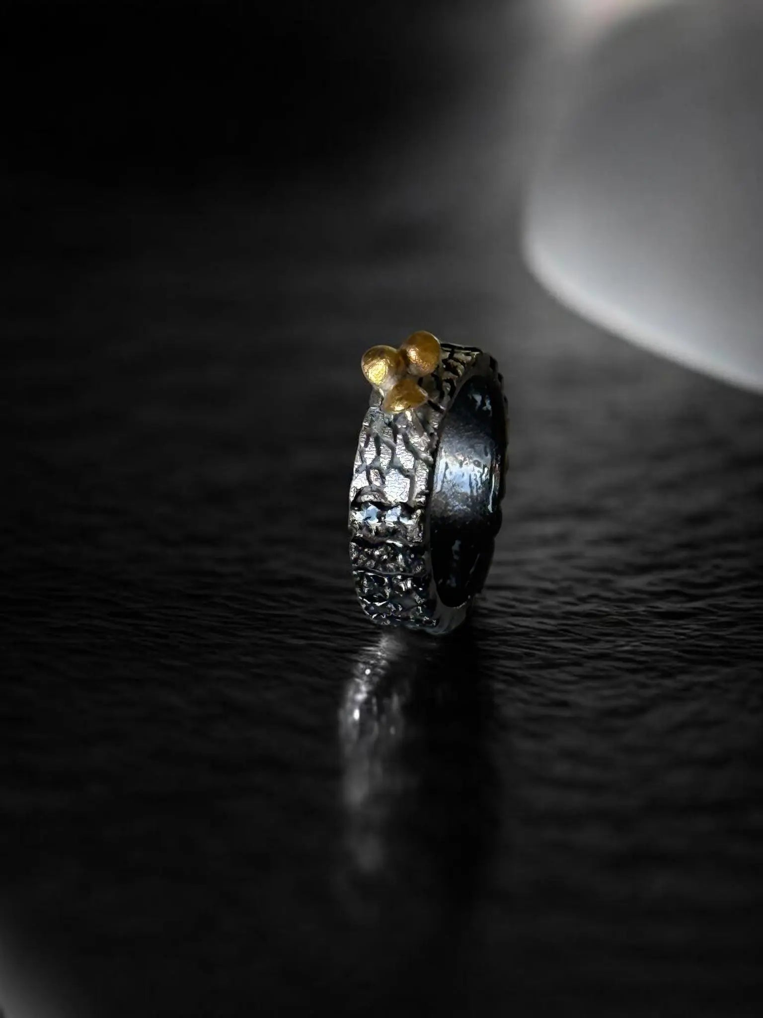 Anillo Brote de agonía — Plata