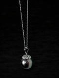 Collar Perla Tahití con diamantes en oro