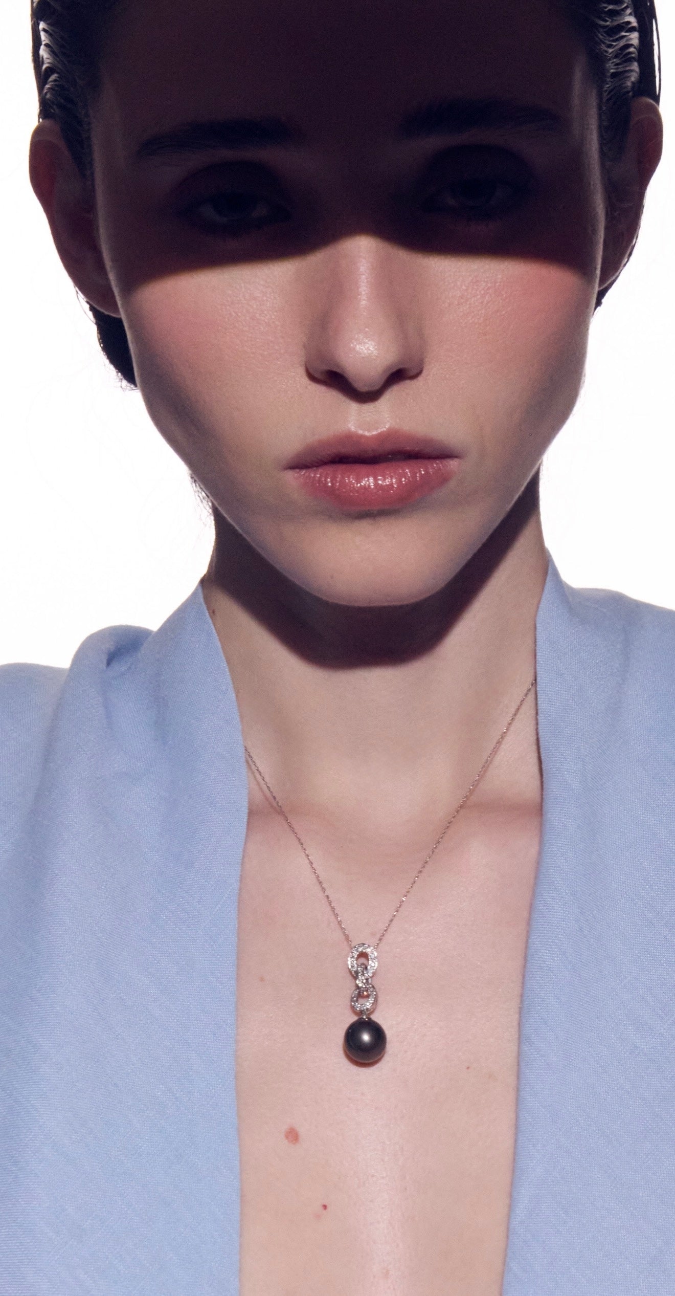 Collar Perla Tahití con Diamantes