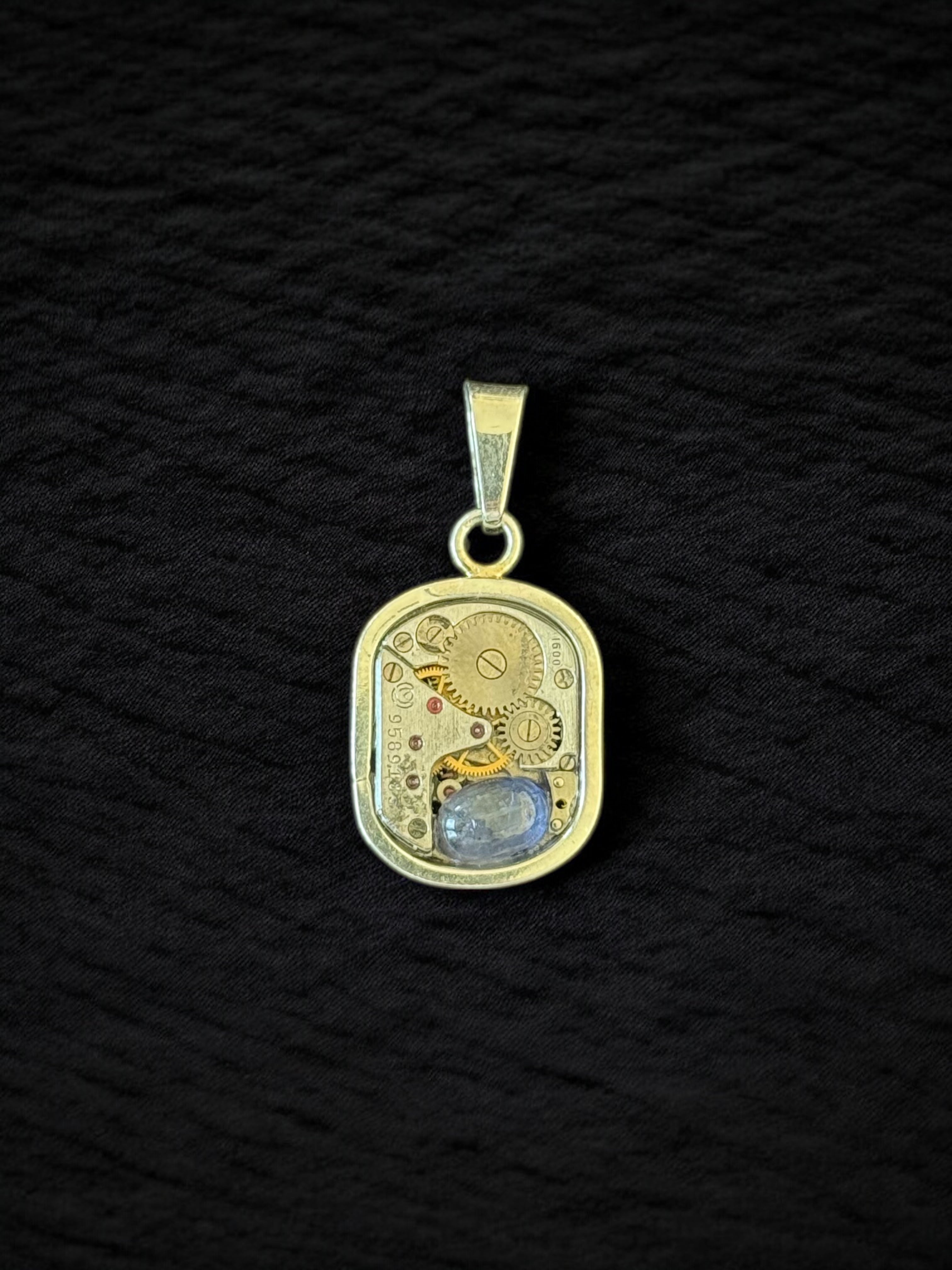 Dije reloj Tanzanita oval .1