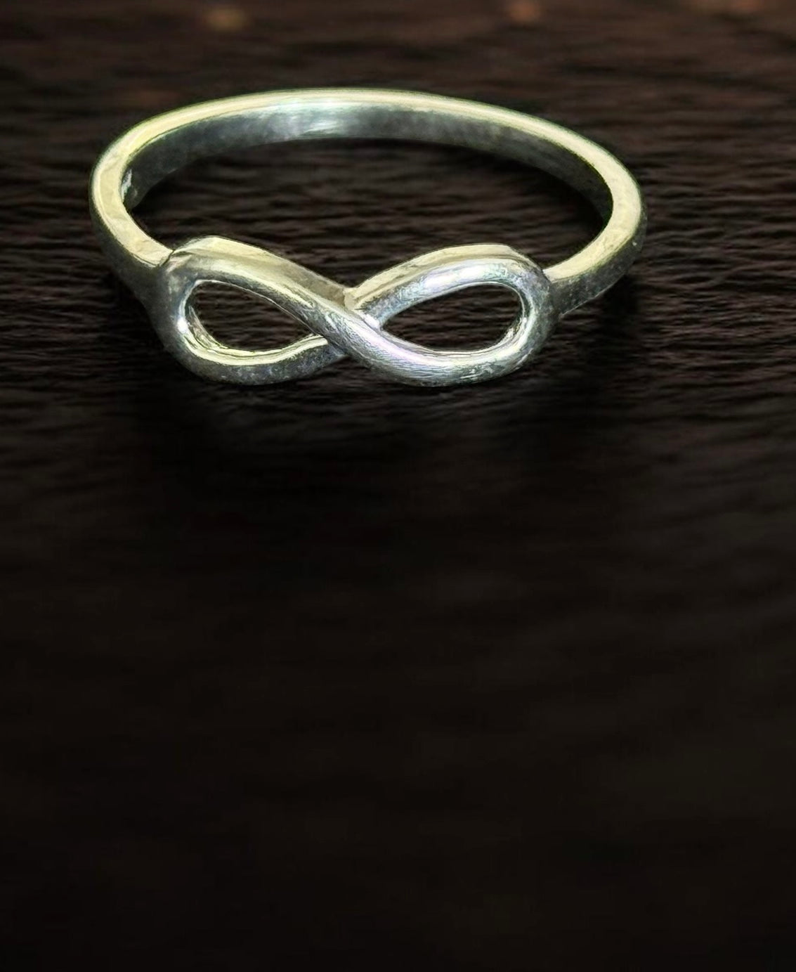 Anillo infinito oro blanco