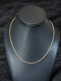 Cadena oro torsal delgada 1