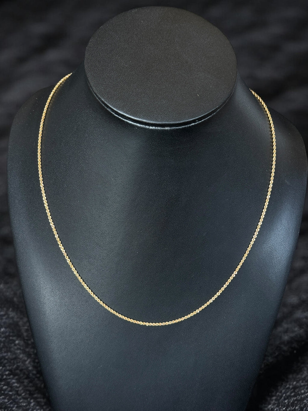 Cadena oro torsal delgada 2