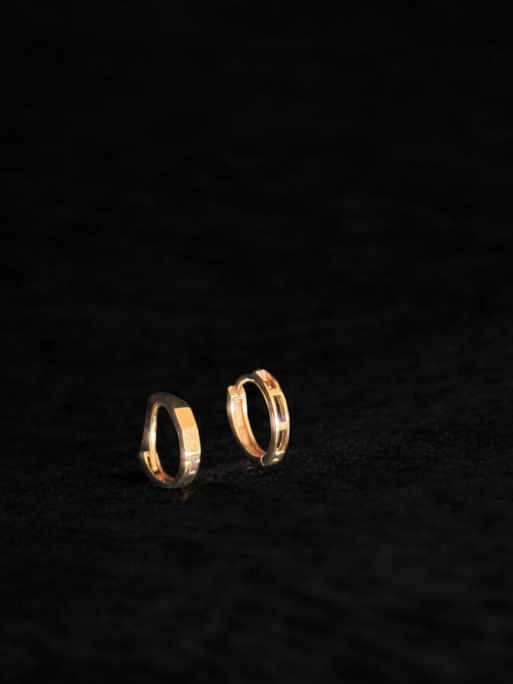 Arracadas oro rosa