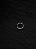 Anillo oro con zafiros