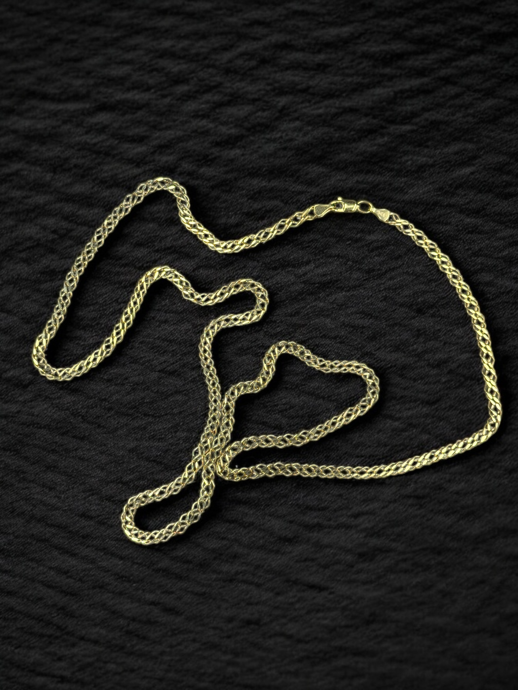 Cadena oro tejida