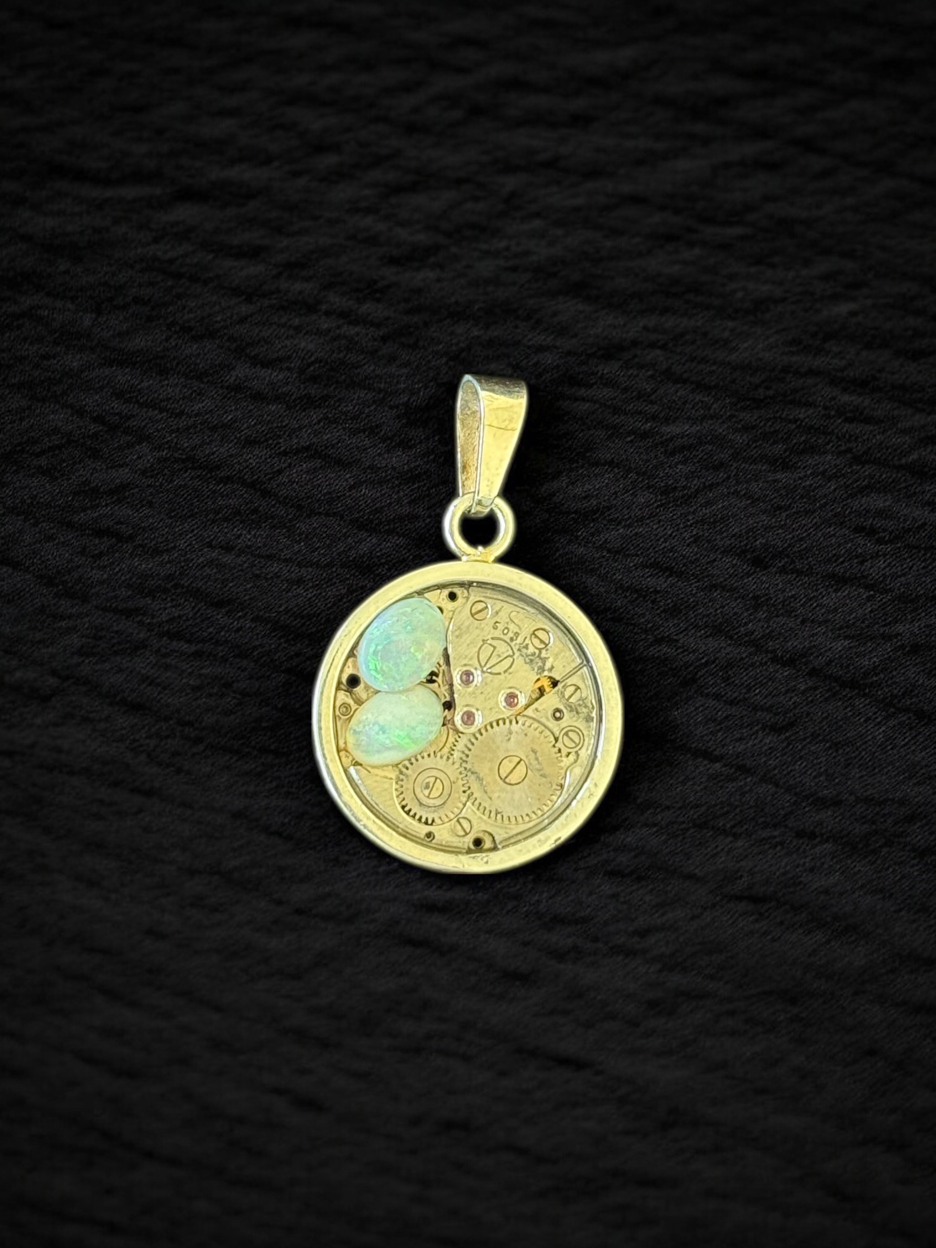 Dije reloj 2 Ópalos australianos .2