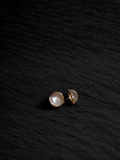 Aretes perla MABE en oro