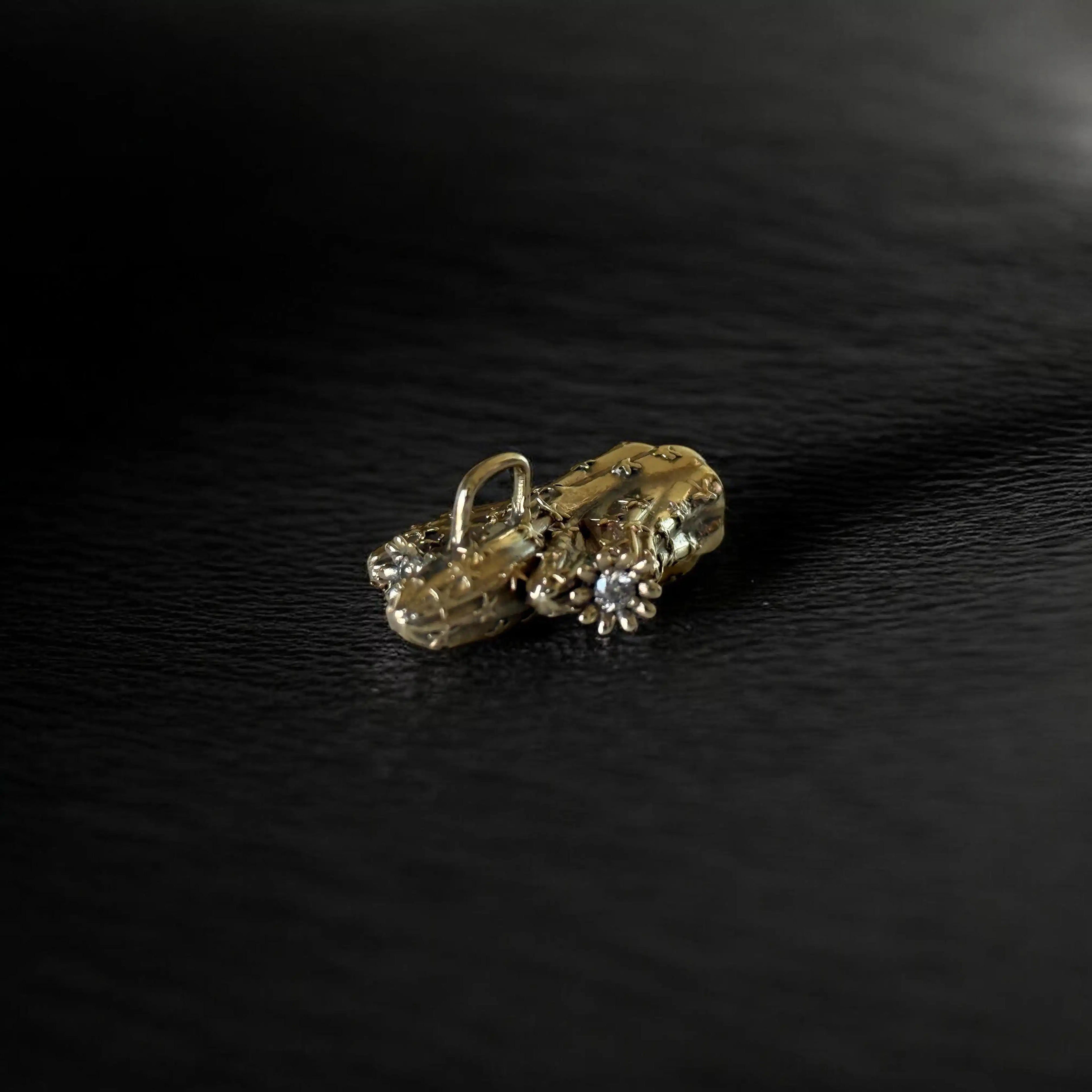 Dije Último latido — Oro amarillo