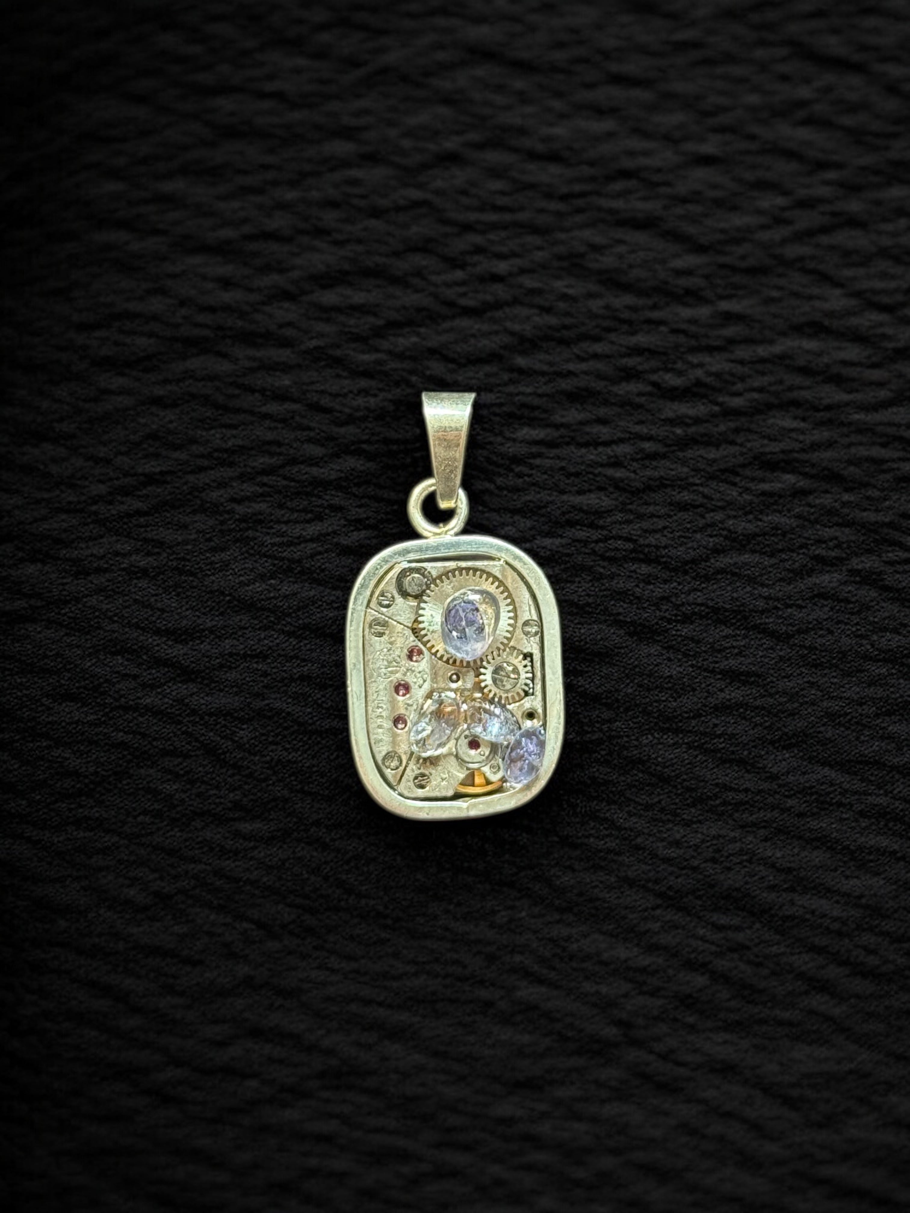 Dije reloj 4 Tanzanitas marquis .2