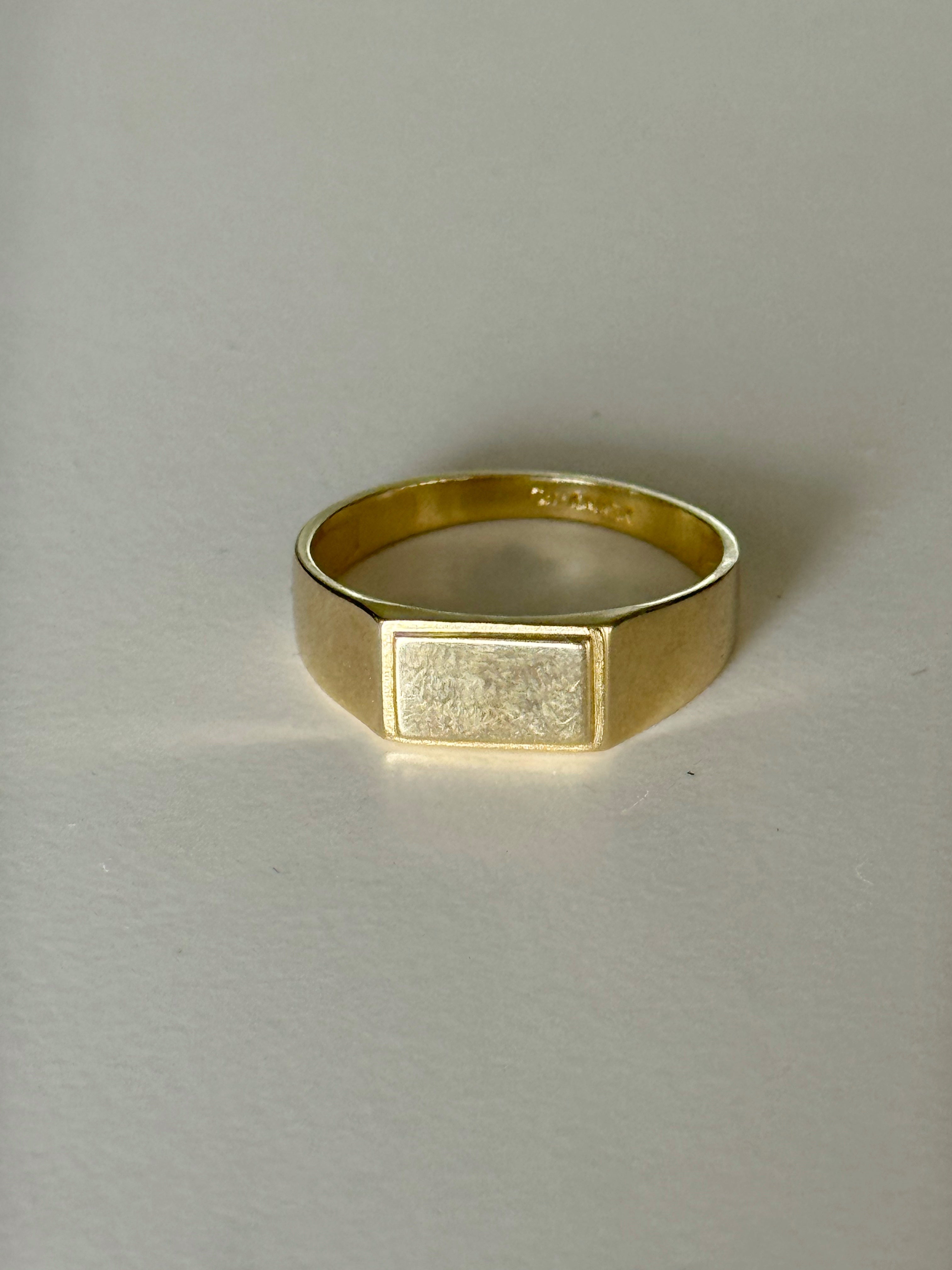 Anillo oro caballero
